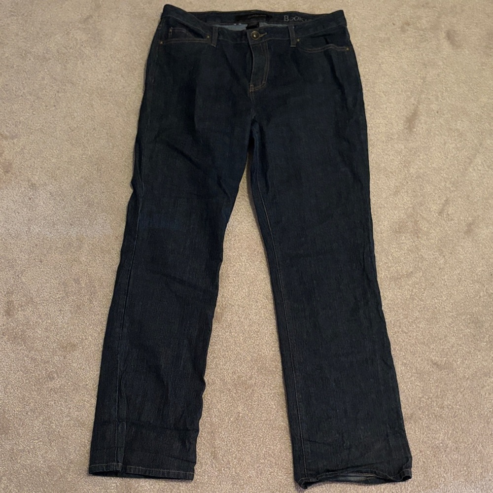 Calvin Klein Jeans - Midnight Blue Straight Leg Bootcut Size 14